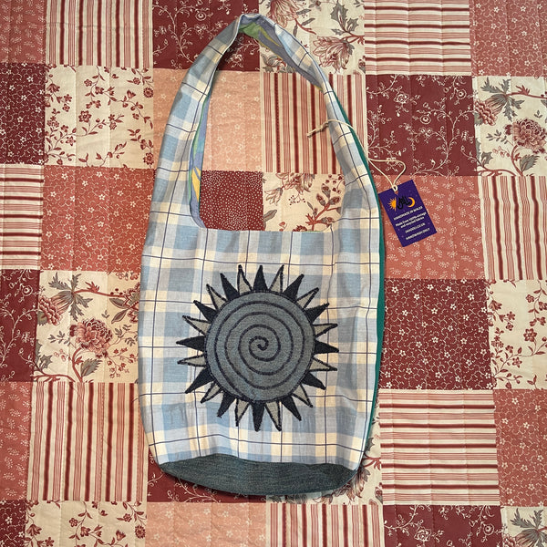 Sun and moon shoulder bag