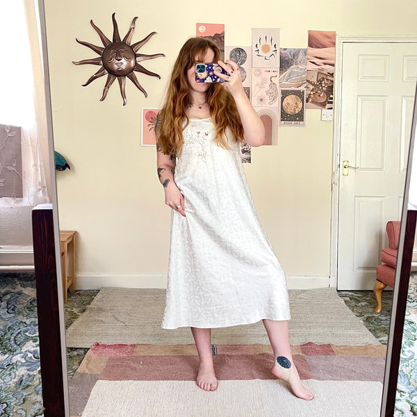 Paisley slip dress (M)