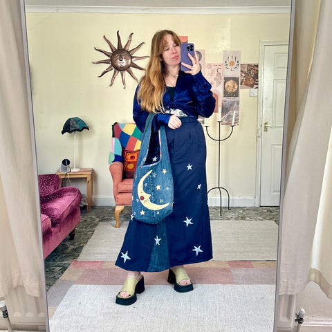 Starry maxi skirt (W28)