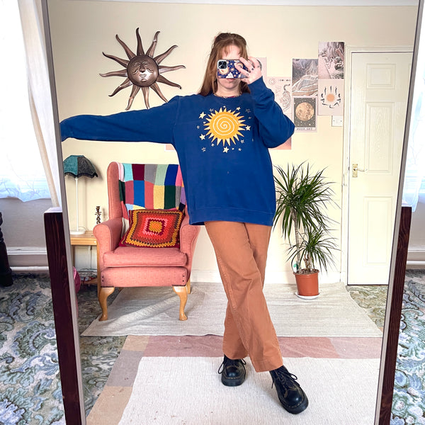 Sun sweater in blue (L)