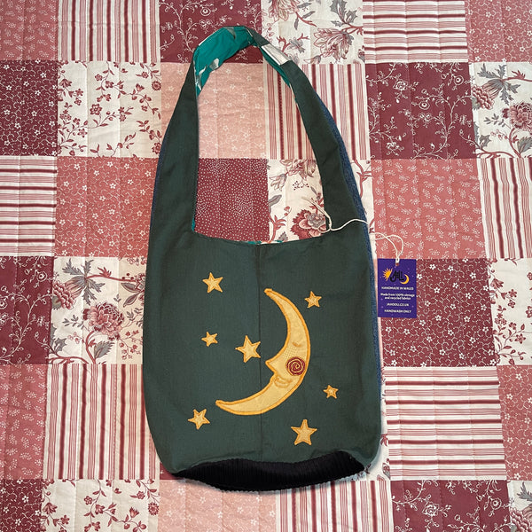 Sun and moon shoulder bag