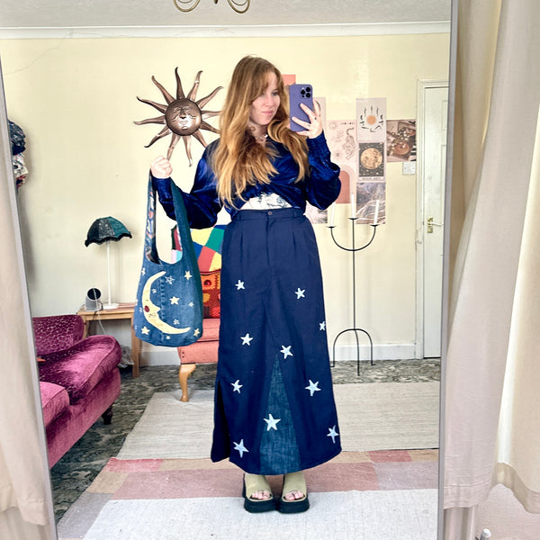 Starry maxi skirt (W28)