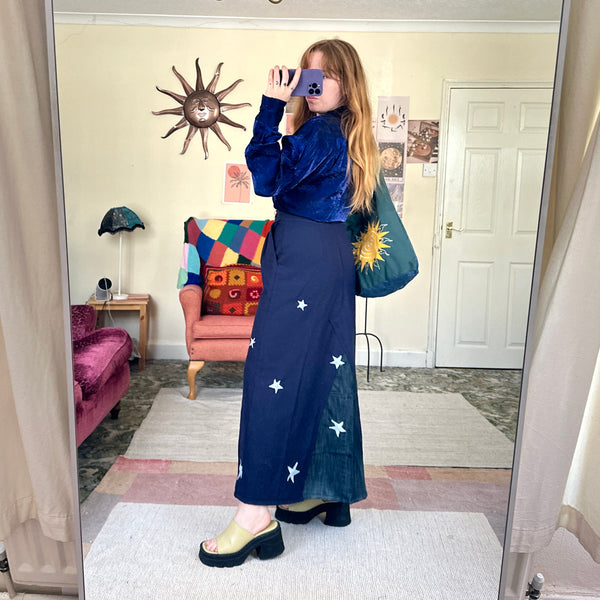 Starry maxi skirt (W28)