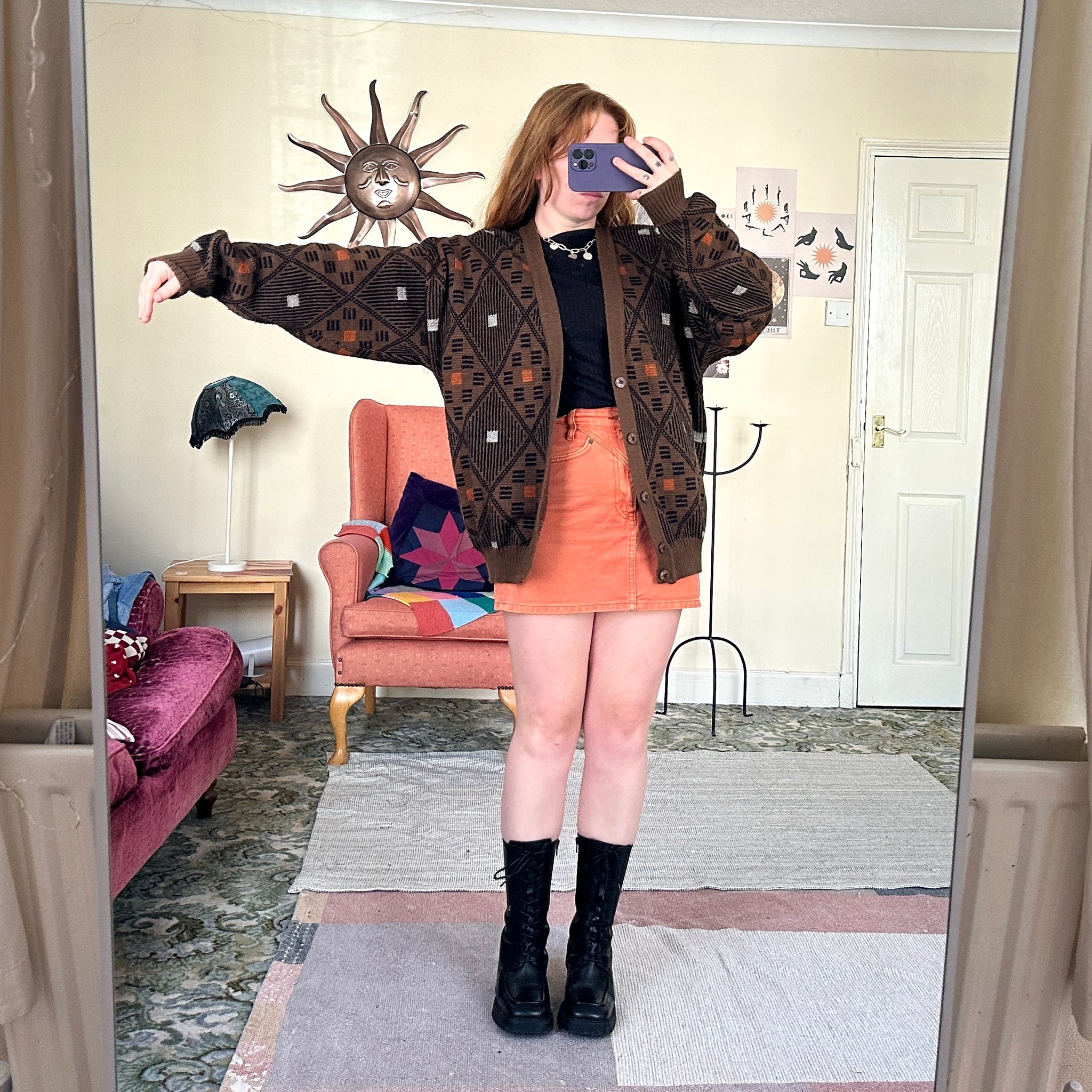 Earth cardigan (XL)