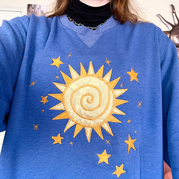 Sun sweater in blue (2XL)