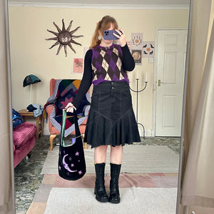 Midi corduroy skirt (W31)