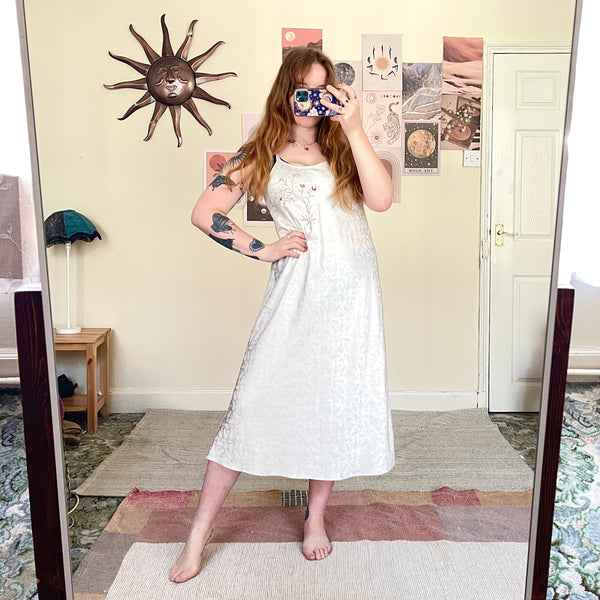 Paisley slip dress (M)