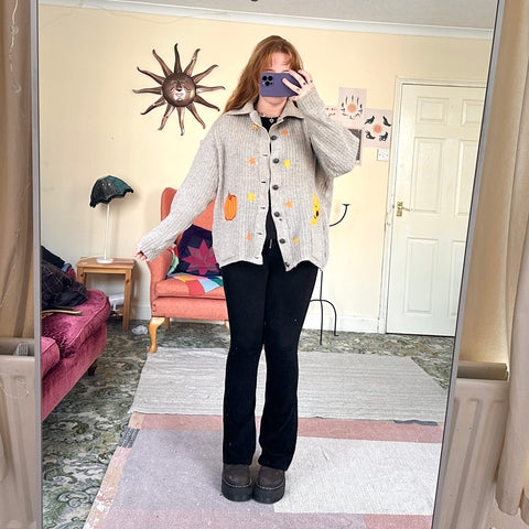Pumpkin cardigan (XL)