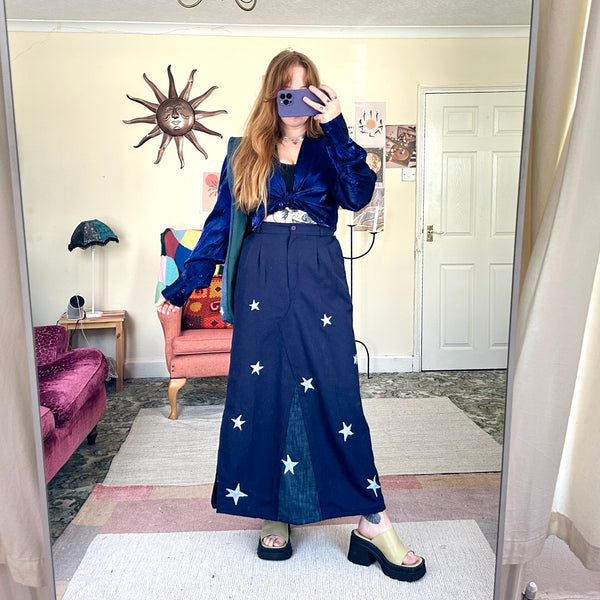 Starry maxi skirt (W28)