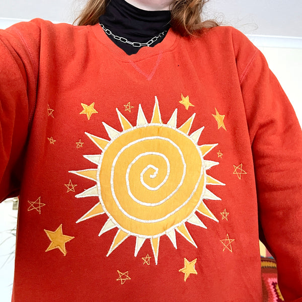 Sun sweater in orange (XL)