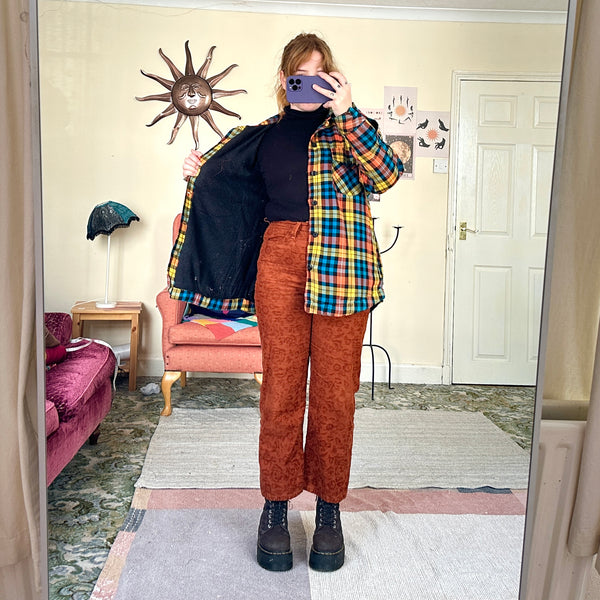 Harvest plaid jacket (M)