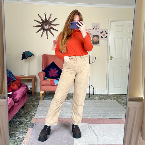 Beige cords (W28)