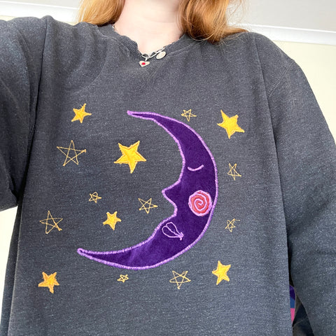 Moon sweater in grey (XL)