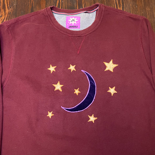 Moon sweater in burgundy (L)