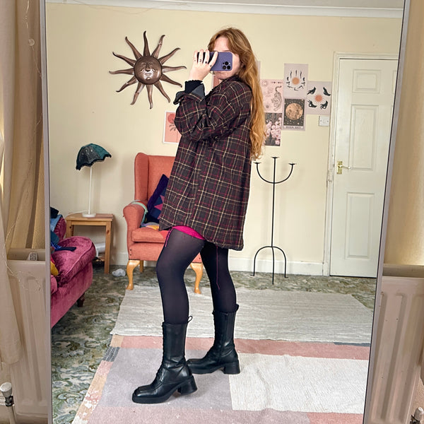 Gravel plaid jacket (XL)
