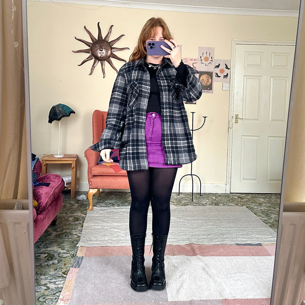 Sun plaid jacket (L)