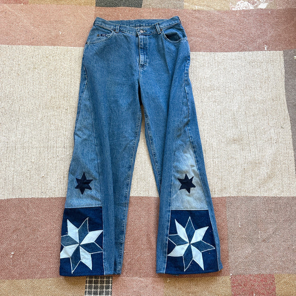 Star patchwork jeans (W32)