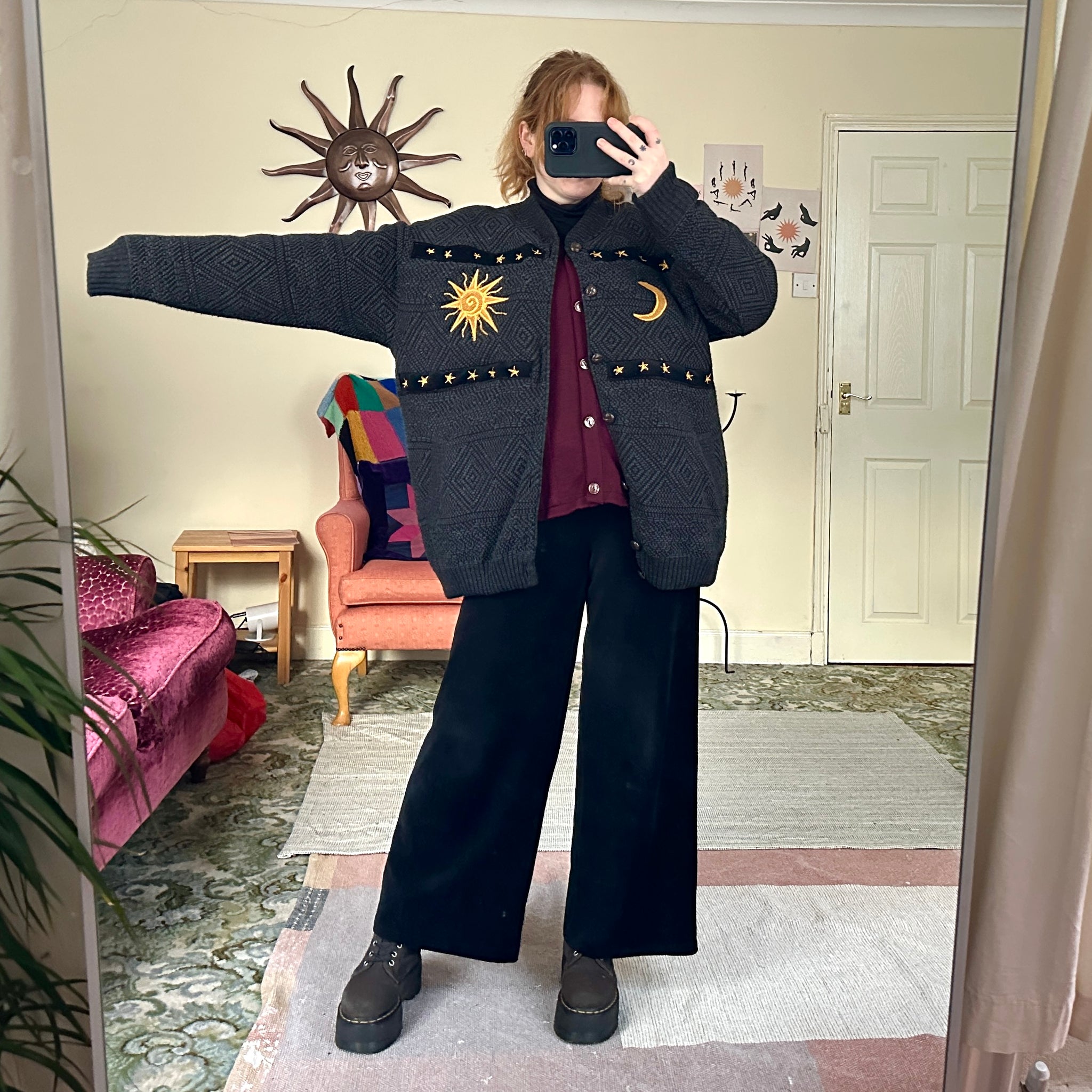 Celestial cardigan (2XL)