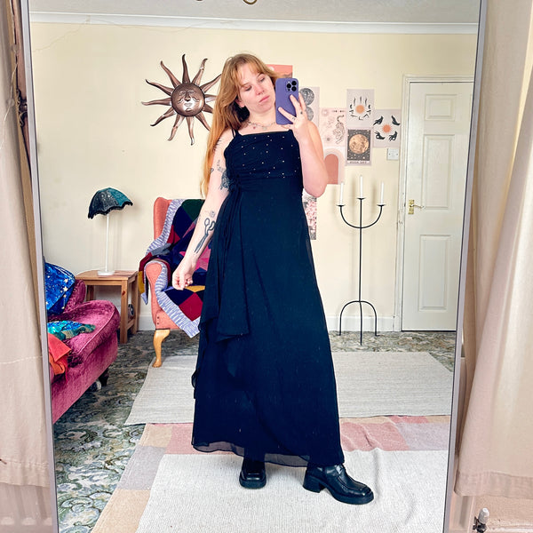 Stardust chiffon dress (S)
