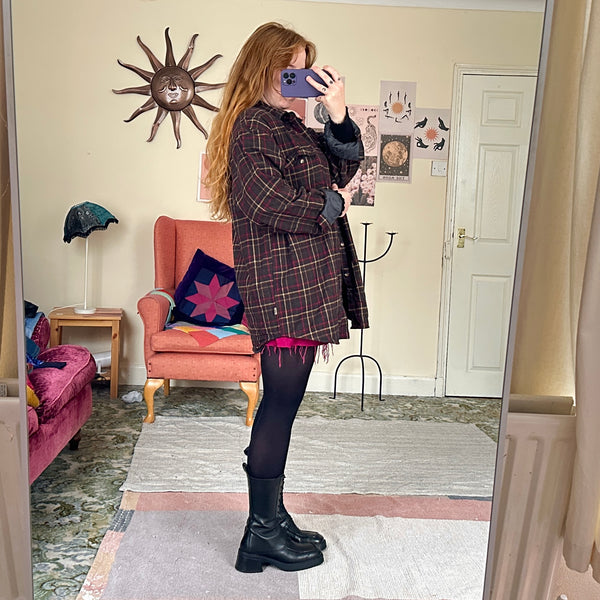 Gravel plaid jacket (XL)