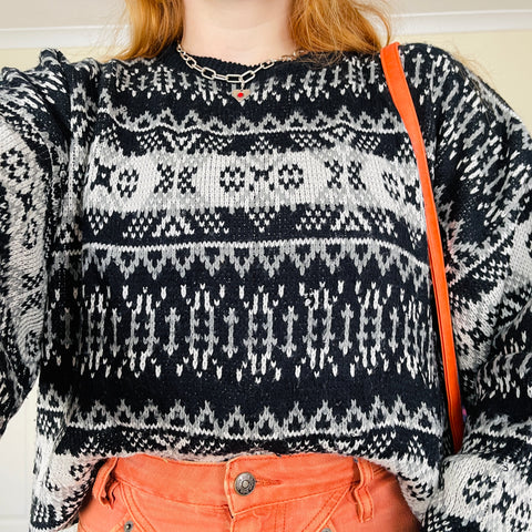 Obsidian knit jumper (XL)