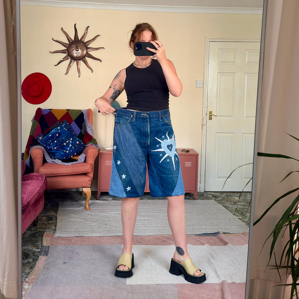 Heart jorts (W34)