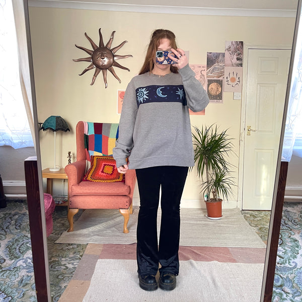 Celestial sweater in grey (L)