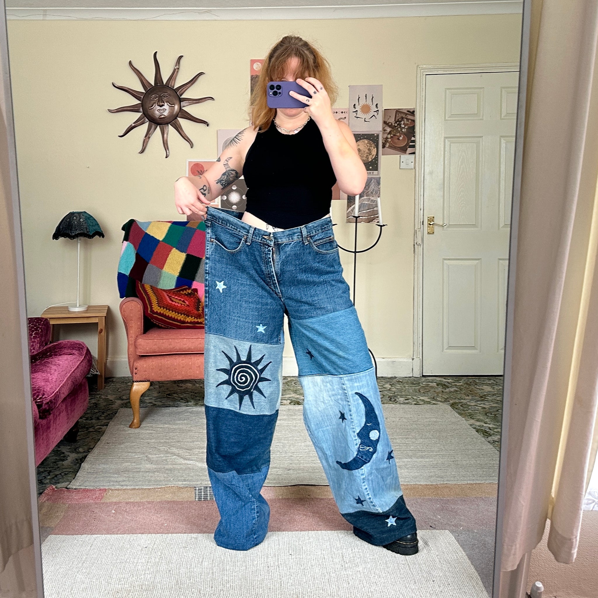 Luna mom jeans (W40)