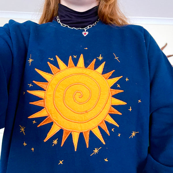 Sun sweater in midnight (XL)