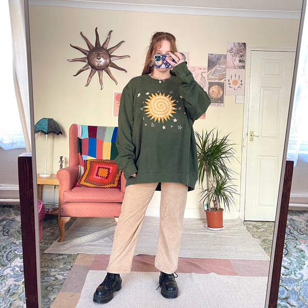 Sun sweater in green (2XL)