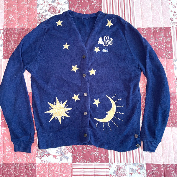 Sun and moon knit cardigan (S)