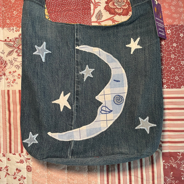 Sun and moon shoulder bag