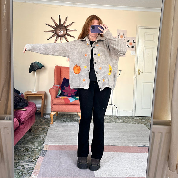 Pumpkin cardigan (XL)
