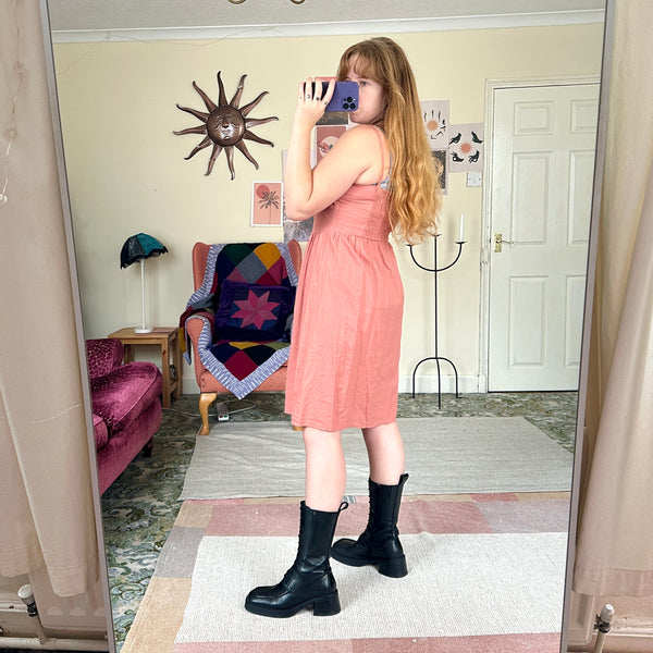 Rose pink dress (M)