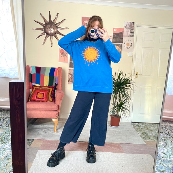 Sun sweater in blue (XL)