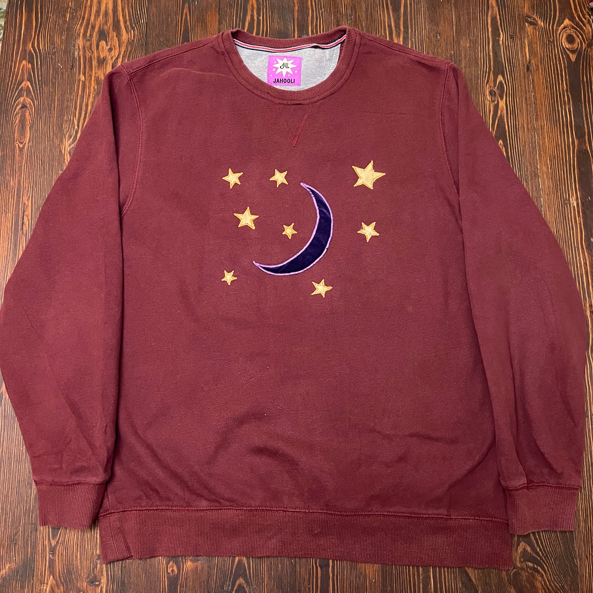 Moon sweater in burgundy (L)