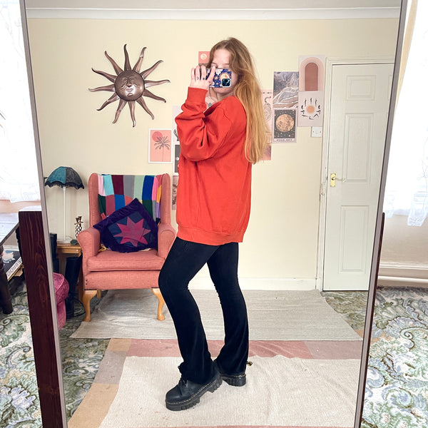 Sun sweater in orange (XL)