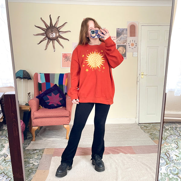 Sun sweater in orange (XL)