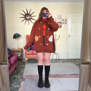 Pumpkin cardigan (XXL)