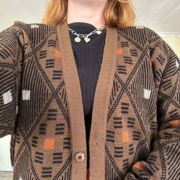 Earth cardigan (XL)