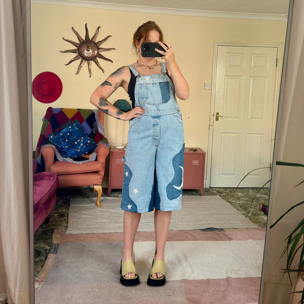 Moon dungarees (M)