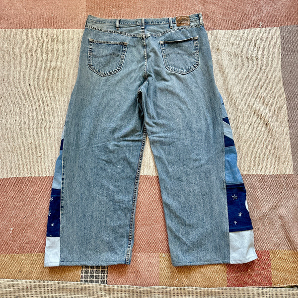 Moon patchwork jeans (W42)
