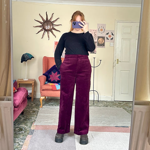 Burgundy cords (W30)