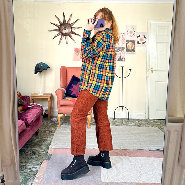 Harvest plaid jacket (M)