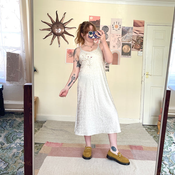 Paisley slip dress (M)