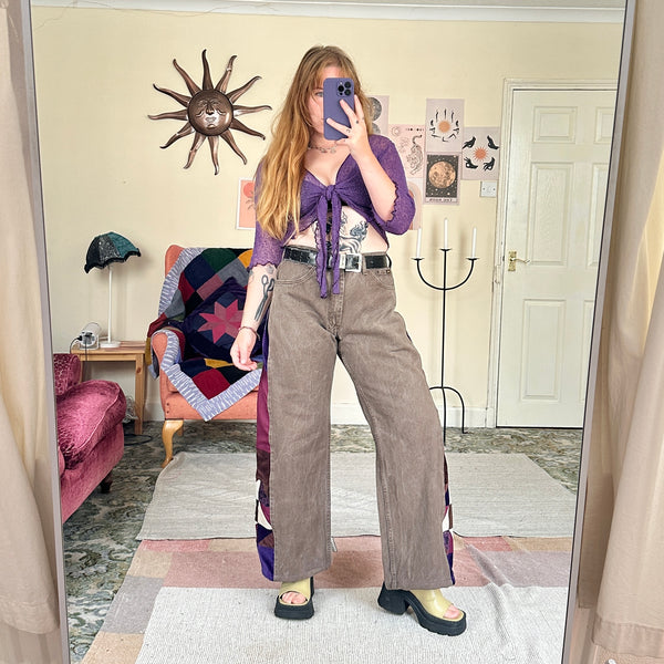 Earth patchwork jeans (W34)