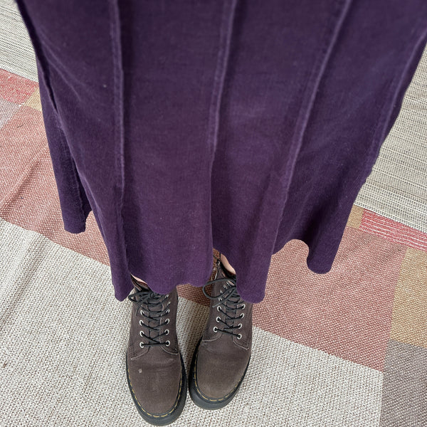 Heather corduroy skirt (W32)