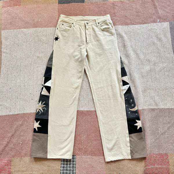 Moon patchwork jeans (W32)