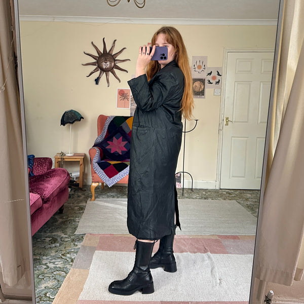 Obsidian leather jacket (S)