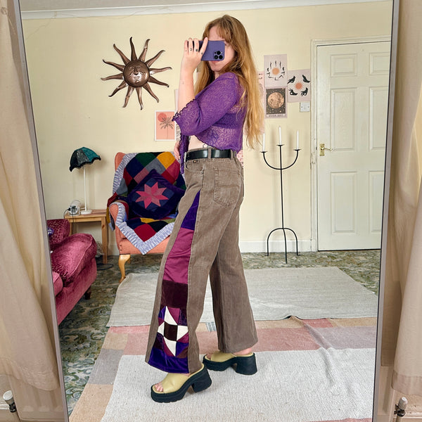 Earth patchwork jeans (W34)